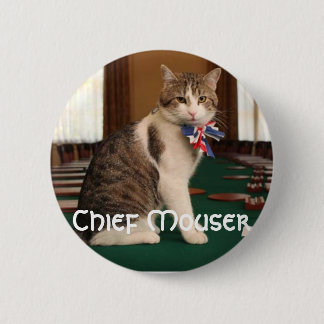 Larry the Downing Street Cat chief mouser badge 2 Inch Round Button