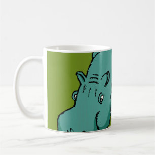Larry the Hippo. Coffee Mug
