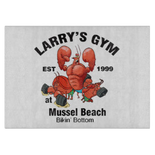 Larry's Gym At Mussel Beach Cutting Board