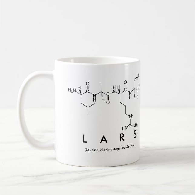 Lars peptide name mug (Left)