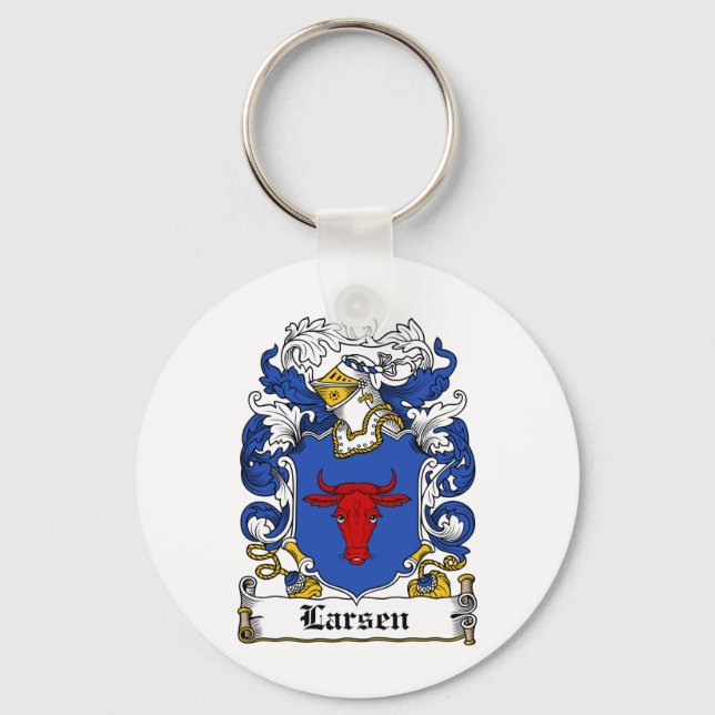 Larsen Family Crest Keychain (Front)