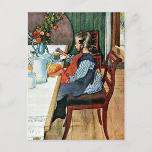 Larsson: A Late Riser's Breakfast Postcard