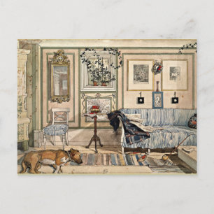 Larsson - Cosy Corner, 1894, artwork Postcard