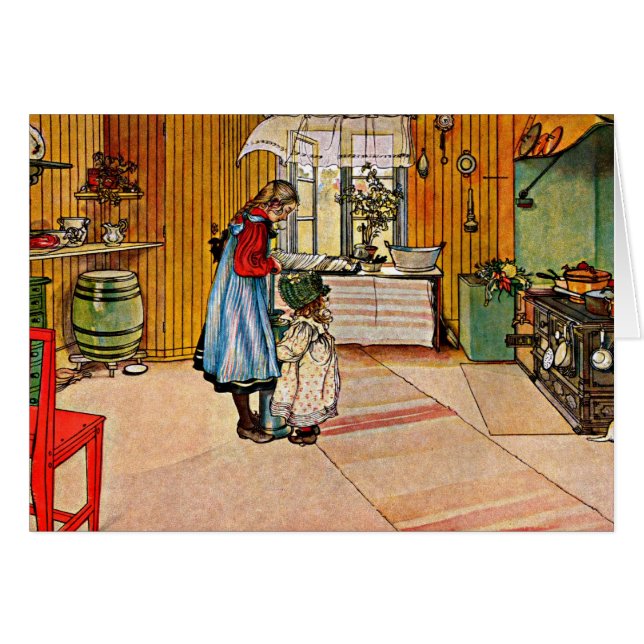 Larsson : La cuisine, 1898 (Devant Horizontal)