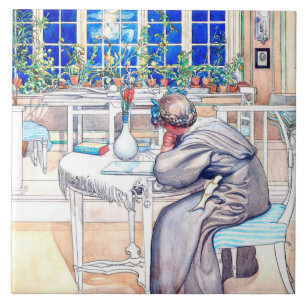 Larsson - On the Eve of the Trip to England Tile