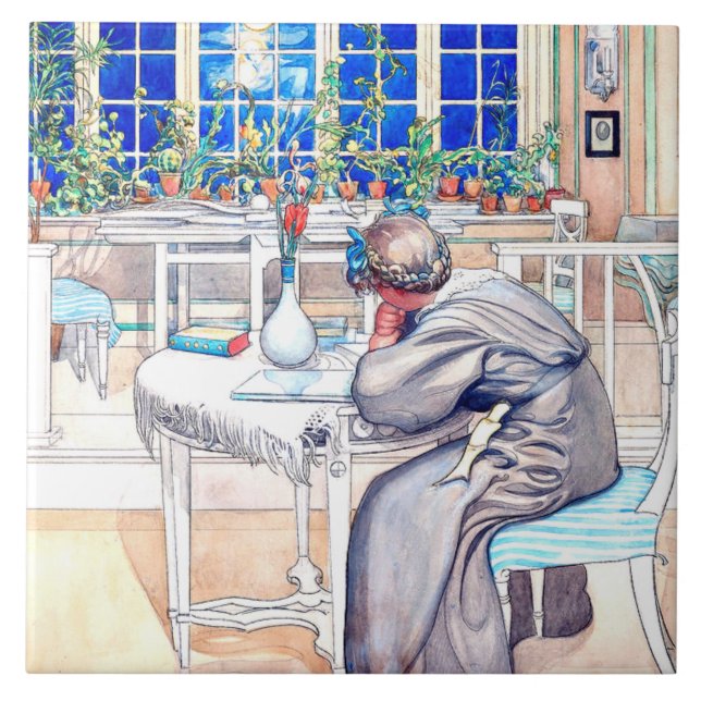 Larsson - On the Eve of the Trip to England Tile (Front)