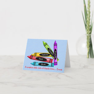 L'art crayonne des cartes de note de Merci