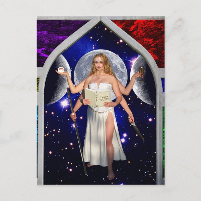 L'art de carte de tarot de prêtresse (Devant)