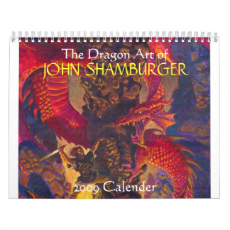 L'art de dragon du calendrier 2009