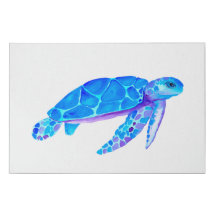 L'art de la toile de la tortue marine