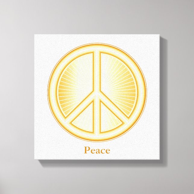 L'Art De La Toile De Mandala De Paix (Recto)