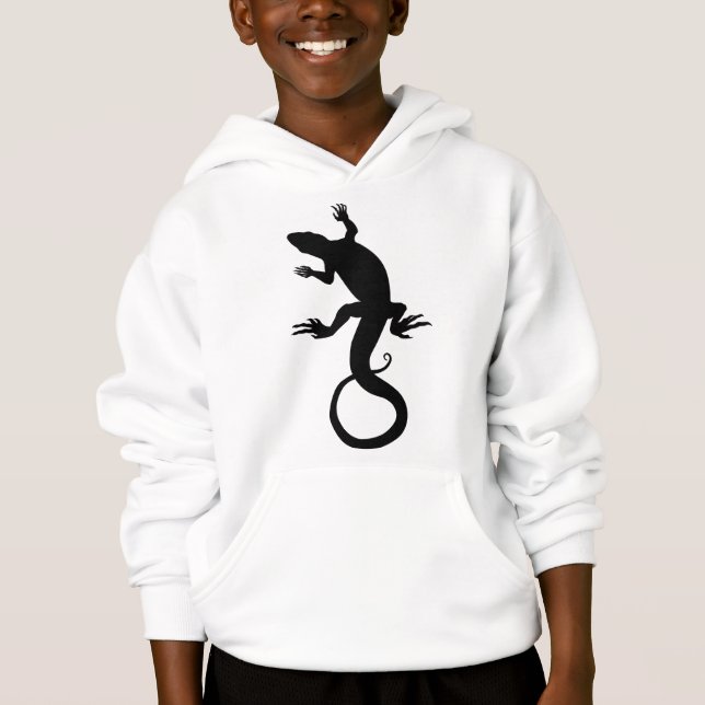 L'art de reptile de sweat - shirt à capuche du (Devant)