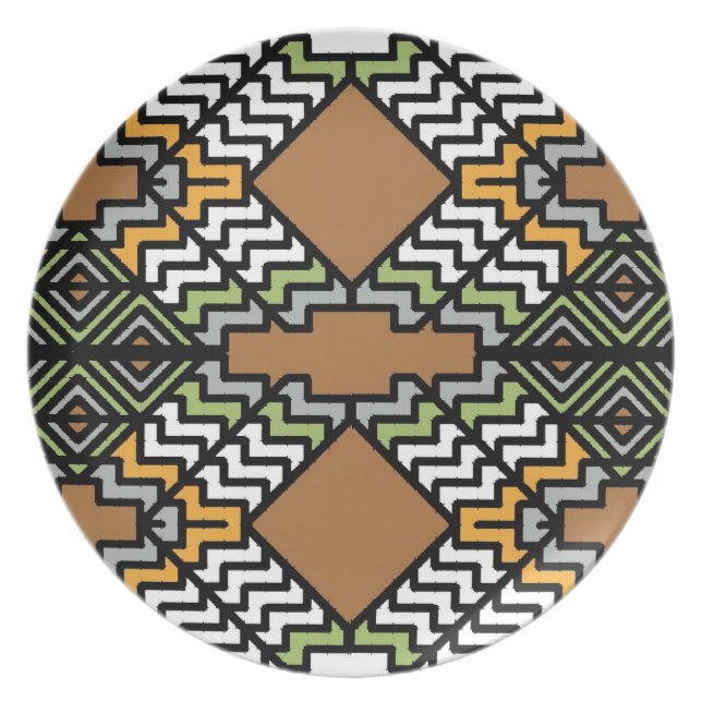 L'art déco a inspiré le plat (Devant)