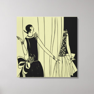 L'art déco d'années '20 d'hurlement a enveloppé