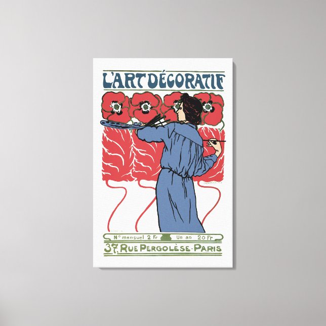 L'Art Decoratif Canvas Print (Front)