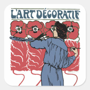 L'Art Decoratif Square Sticker