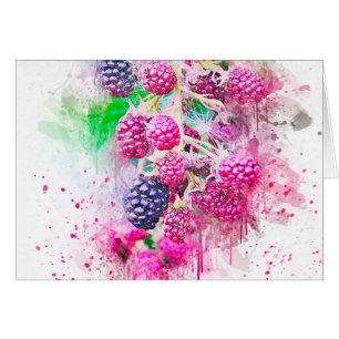 l'art des fruits de mûre abstrait