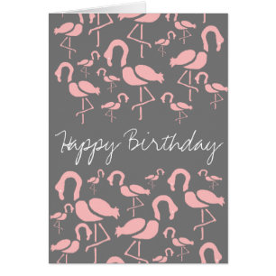 L'art des oiseaux de Flamant rose rose amusant