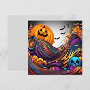 L'art d'Halloween Invitation