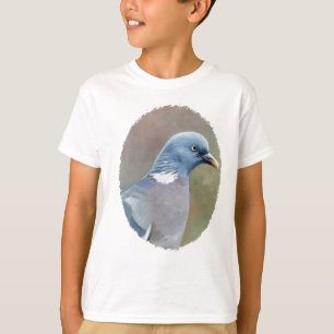 L'art d'oiseau de pigeon badine le T-shirt