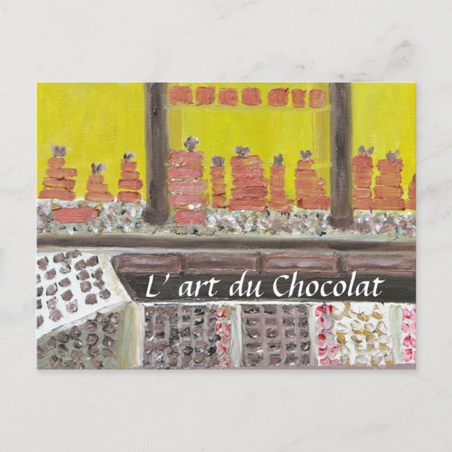 L'art du Chocolat Postcard (Front)