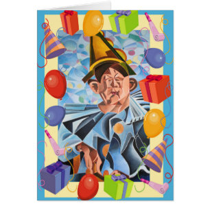 L'art géométrique clown mélancolique