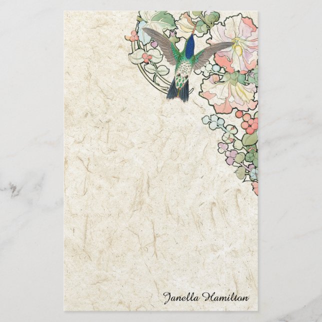 L'art Nouveau Mucha fleurit la papeterie de (Devant)