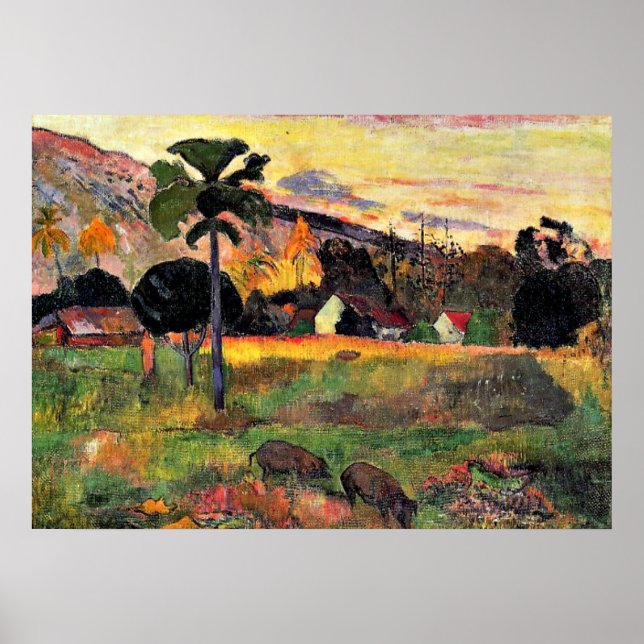 L'art Paul Gauguin : Venez ici, tableau de Gauguin (Devant)