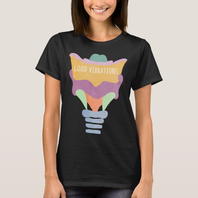 Larynx Pun Good Vibrations T-Shirt (Front)