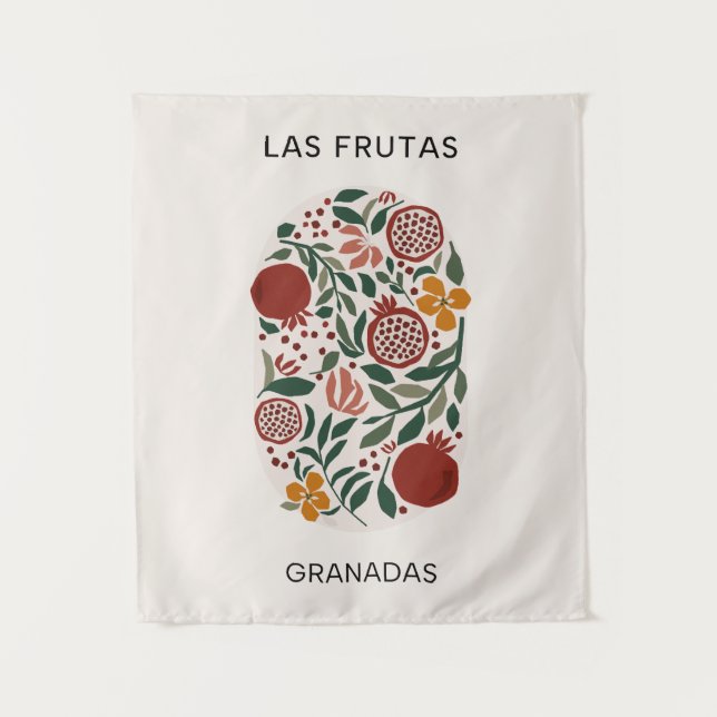 Las Frutas : Granadas - Tapisserie de grenade (Devant)