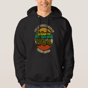 Las Leyendas nacen en Septiembre 1964 57 Años Sept Hoodie