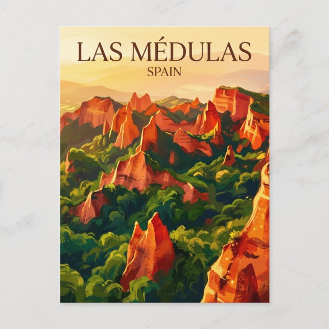 Las Médulas Spain Postcard (Front)