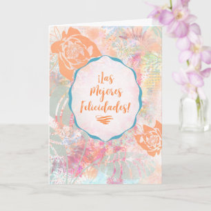 Las Mejores Felicidades – Spanish Best Wishes Card