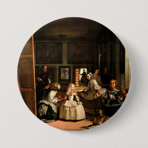 Las Meninas 3 Inch Round Button