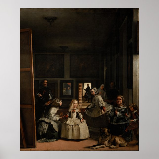 Las Meninas by Velazquez Poster (Front)