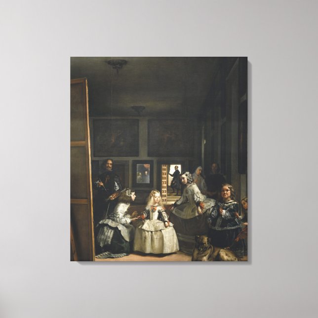 Las Meninas Diego Velázquez Fine Art Canvas Print (Front)
