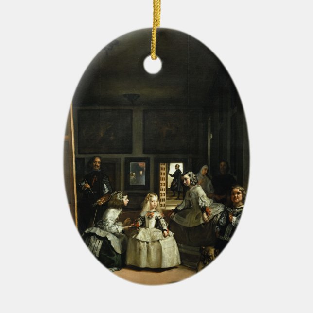 Las Meninas Diego Velázquez Fine Art Ceramic Ornament (Front)