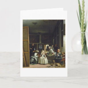 Las Meninas or The Family of Philip IV, c.1656 Card