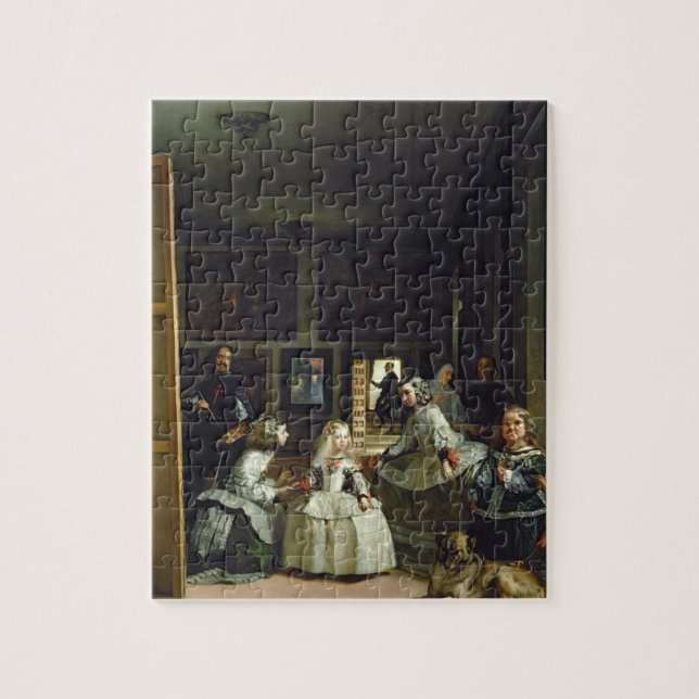 Las Meninas or The Family of Philip IV, c.1656 Jigsaw Puzzle (Vertical)