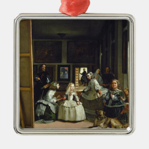 Las Meninas or The Family of Philip IV, c.1656 Metal Ornament