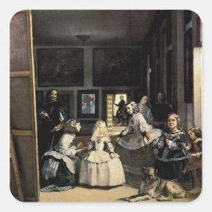 Las Meninas Square Sticker