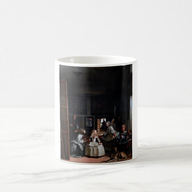 Las Meninas, The Maids of Honour, Diego Velazquez Coffee Mug (Center)