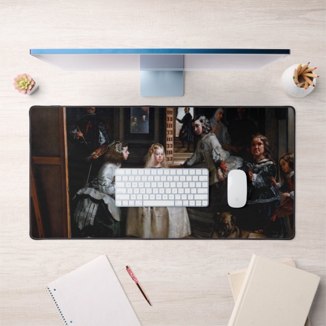 Las Meninas, The Maids of Honour, Diego Velazquez Desk Mat (Office 1)