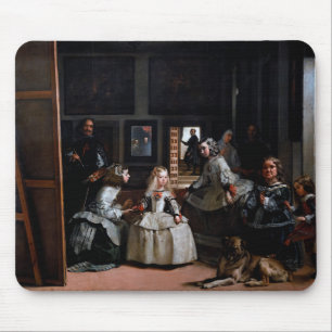 Las Meninas, The Maids of Honour, Diego Velazquez Mouse Pad