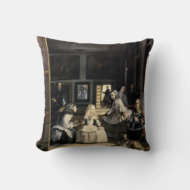 Las Meninas Throw Pillow (Front)