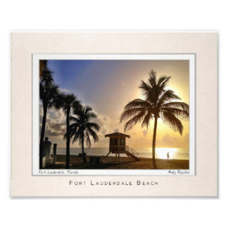 Las Olas by the Beach Photo Print