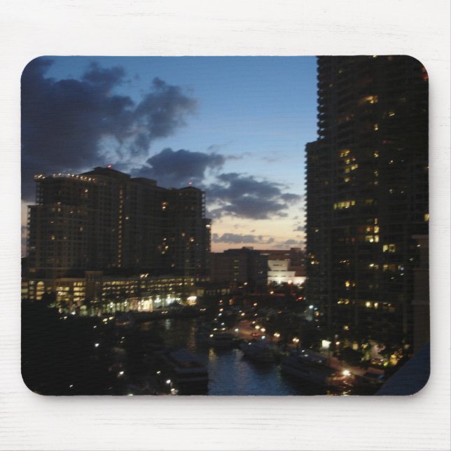 Las Olas River Sunset Mouse Pad (Front)