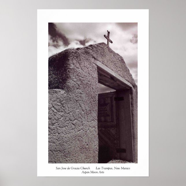 Las Trampas New Mexico Church Poster (Front)