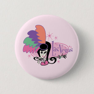 Las  Vegas 2 Inch Round Button