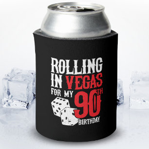 Las Vegas 90th Birthday Party - Rolling in Vegas Can Cooler